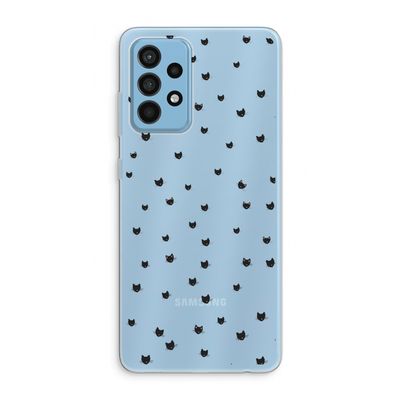 Kleine kattenkopjes: Samsung Galaxy A52 Transparant Hoesje
