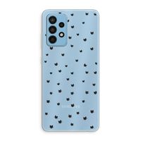 Kleine kattenkopjes: Samsung Galaxy A52 Transparant Hoesje