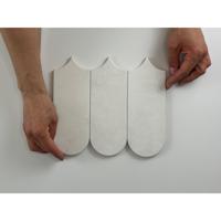 Cifre Ceramica Alure wandtegel - 8x21.5cm - White mat (wit) SW07314828