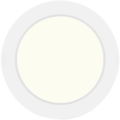 LED Downlight Pro - Aigi Trinko - Opbouw Rond 12W - Natuurlijk Wit 4000K - Mat Wit - Kunststof