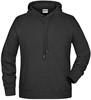 James & Nicholson JN8024 Men´s Hoody - /Black-Heather - 4XL