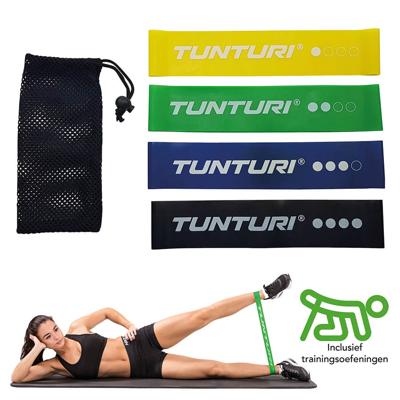 Tunturi Mini Weerstand Band Set l 4 stuks