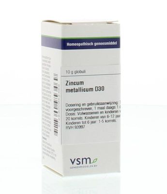 VSM Zincum metallicum D30 (10 gr)