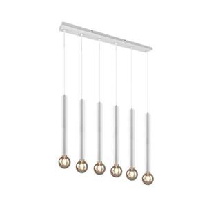 Trio Leuchten Clermont Hanglamp 6X E27 Wit Mat