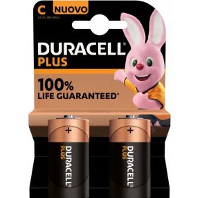 Duracell Alka plus 100% C X2