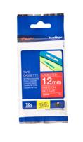 Brother TZ-435 labelprinter-tape Wit op rood