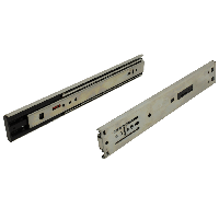 Kogelladegeleider Volledig Uittrekbaar - Soft-close - 650mm - Draagvermogen 30kg - Demontabel - Zink Gecoat - 1 Paar