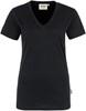 Hakro 126 Women's V-neck shirt Classic - Black - M