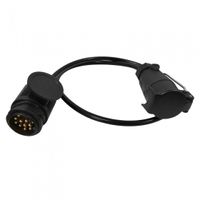 ProPlus verloopkabel 13/7 polig 12 Volt 80 cm zwart - thumbnail