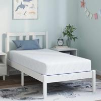 Matrassen Wit, Blauw 80 x 160 cm 100% polyester jacquard stof