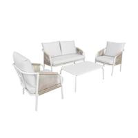 sweeek - Loungeset van staal, 4 personen