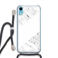 Biggest stripe: iPhone XR Transparant Hoesje met koord