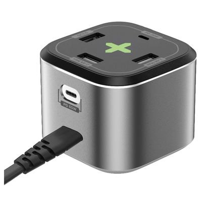 Celly Powerbank 65W, 5 USB poorten waarvan 2x USB-C