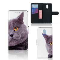 Nokia 2.3 | Telefoonhoesje | Met pasjeshouder | Kat