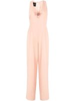 PINKO combinaison sans manches à appliqué fleur - Rose PINKO combinaison sans manches à appliqué fleur - Rose