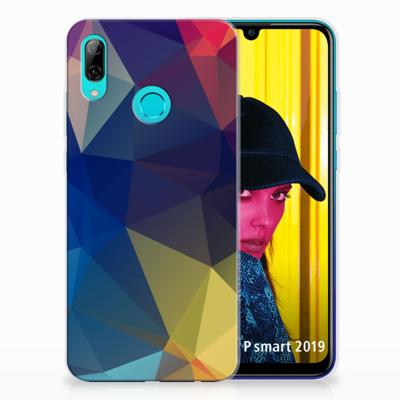 Huawei P Smart 2019 | TPU Hoesje | Polygon Dark