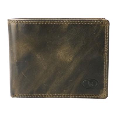 Leather Design Billfold RFID Hunter Groen