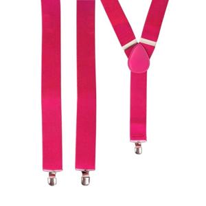 Verkleed bretels tot 120 cm - Roze - Carnaval kleding accessoires