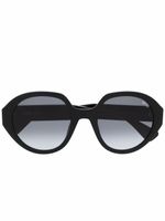 Moschino Eyewear lunettes de soleil à monture ronde - Noir - thumbnail