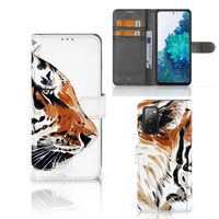 Hoesje Samsung Galaxy S20 FE Watercolor Tiger
