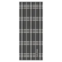 Cawö Cawö Sauna Check Saunadoek 80x200 anthrazit