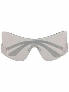 Versace Eyewear lunettes de soleil à monture oversize - Noir
