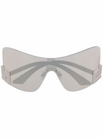 Versace Eyewear lunettes de soleil à monture oversize - Noir