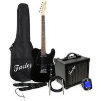 Fazley FTL218 Starter Pack Black elektrische gitaar starterset - thumbnail