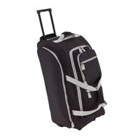 Reistas/weekendtas trolley model Greenland - 75 x 30 x 33 cm - 9 vakken - zwart