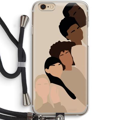 Sweet creatures: iPhone 6 / 6S Transparant Hoesje met koord