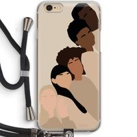 Sweet creatures: iPhone 6 / 6S Transparant Hoesje met koord