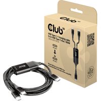 Club 3D USB Type-C, Y oplaadkabel naar 2x USB Type-C splitterkabel Club 3D USB Type-C, Y oplaadkabel naar 2x USB Type-C splitterkabel