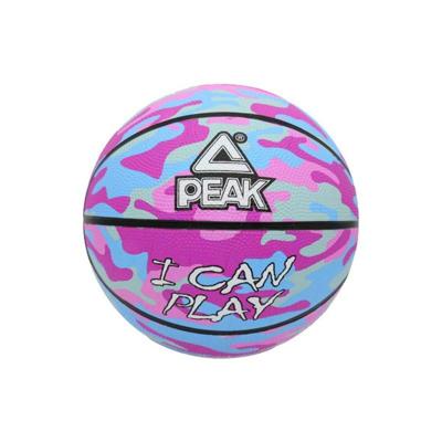 Basketbal Peak Peak Camo Ball Blauw Licht Roze (Maat 5)