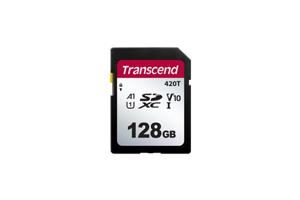 Transcend TS128GSDC420T SD-kaart Industrial 128 GB v30 Video Speed Class