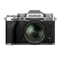 Fujifilm X-T5 systeemcamera Zilver + XF 18-55mm f/2.8-4.0 R LM Zwart - thumbnail