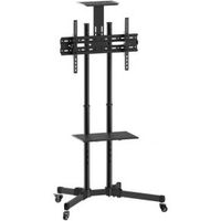 Equip 650603 70 Portable flat panel floor stand Zwart flat panel vloer standaard