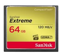 SanDisk Extreme CompactFlash 64GB 120MB/s - thumbnail