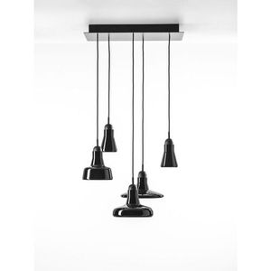 Brokis Shadows Hanglamp Set Rectangular - Zwart - Glanzend zwart