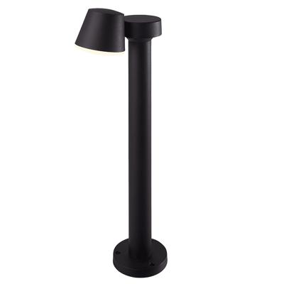 Memphis LED sokkellamp - 50cm - 6 Watt 300 lumen - Kantelbaar - IP54 waterdicht - 3000K warm wit - Buitenlamp - Padverlichting - Zwart