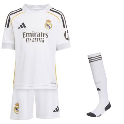 Real Madrid Minikit Thuis 2025/2026 - Maat 110 - Kleur: Wit | Soccerfanshop