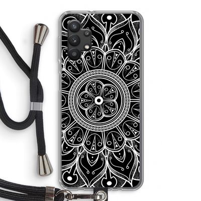 Roses Are Red: Samsung Galaxy A32 5G Transparant Hoesje met koord