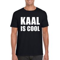 Zwart kaal is cool shirt voor heren - thumbnail