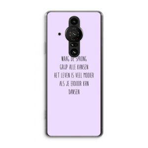 Sprong: Sony Xperia Pro-I Transparant Hoesje
