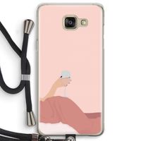 Wine: Samsung Galaxy A5 (2016) Transparant Hoesje met koord
