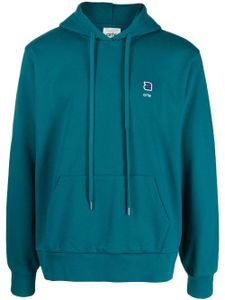 Arte Antwerp hoodie en coton à logo - Bleu