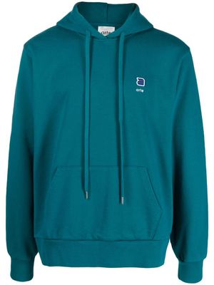 Arte Antwerp hoodie en coton à logo - Bleu