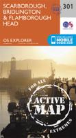 Wandelkaart - Topografische kaart 301 OS Explorer Map | Active Scarborough / Bridlington / Flamborough Head | Ordnance Survey