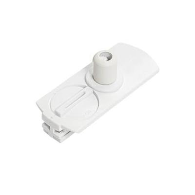 QAZQA Luxe hanglamp adapter voor 1-fase rail wit - Iconic