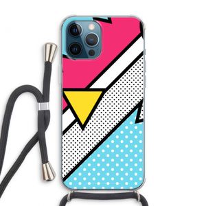 Pop Art #3: iPhone 12 Pro Max Transparant Hoesje met koord