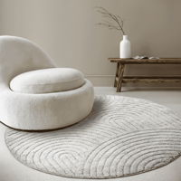 Vloerkleed Panglao Rond - Lichtgrijs Xcm - Polypropyleen - Dekbed-Discounter.nl Vloerkleed Panglao Rond - Lichtgrijs Xcm - Polypropyleen - Dekbed-Discounter.nl